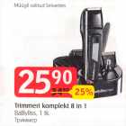 Trimmeri komplekt 8 in 1