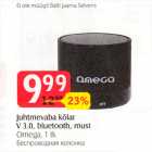 Juhtmevaba kõlar V 3.0, bluetooth, must