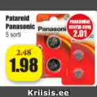 Patareid Panasonic 