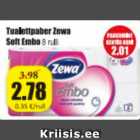 Tualettpaber Zewa Soft Embo 8 rull