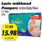 Mähkmed - Laste mähkmed Pampers Active Baby Maxi