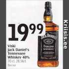 Allahindlus - Viski Jack Daniel´s Tennessee Whiskey
