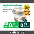 Allahindlus - Nopri talukohupiim 10%
300 g