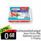 Krabimaitselised pulgad Smart Choice 250 g