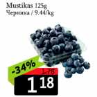 Mustikas 125 g