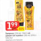 Allahindlus - Šampoon (250 ml) või palsam Oil Nutritive (200 ml)