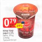 Allahindlus - Köögi Türgi jogurt 2,5%