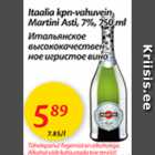 Allahindlus - Itaalia kpn-vahuvein Martini Asti, 7%, 750 ml