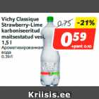 Allahindlus - Vichy Classique
Strawberry-Lime
karboniseeritud
maitsestatud vesi,
1,5 l