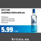 EESTI VIIN SAAREMAA VODKA