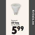 Allahindlus - Panasonic
LED-lamp
5,2 W, GU10