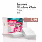 Allahindlus - Svammid Miraclean, Vileda, 2 tk