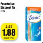 Allahindlus - Pesukaitse Discreet Air 60 tk