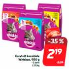 Kuivtoit kassidele
Whiskas, 950 g