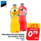 Allahindlus - Mineraliseeritud vesi mahlaga
Aura Schörle, 750 ml