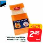 Viilutatud juust Hiirte,
Estover, 25,5%, 500 g