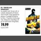 Allahindlus - PC:"DRIVER SAN FRANCISCO"