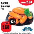 Sardell
juustuga
1kg