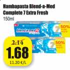 Allahindlus - Hambapasta Blend-a-Med
Complete 7 Extra Fresh
150ml
