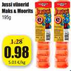 Allahindlus - Jussi viinerid
Maks & Moorits
195g
