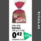 Allahindlus - Leibur Ruks Rukkileib 380 g