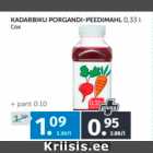 Allahindlus - KADARBIKU PORGANDI-PEEDIMAHL 0,33 L