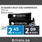 ECODENTA MUST SÜSI HAMBAPASTA 100 ML