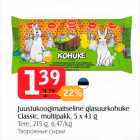 Juustukoogimaitseline glasuurkohuke Classic, multipakk, 4 x 43 g