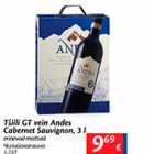 Allahindlus - Tšilli GT vein Andes Cabernet Sauvignon, 3 l