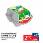 Allahindlus - Šokolaadimuna Kinder, 4 x 20 g