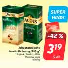 Allahindlus - Jahvatatud kohv
Jacobs Krönung, 500 g*