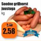 Soodne grillvorst juustuga kg