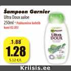 Allahindlus - Šampoon Garnier
Ultra Doux aaloe
250m