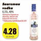 Allahindlus - Saaremaa
vodka
0,35L,40%