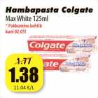 Allahindlus - Hambapasta Colgate
MaxWhite 125ml