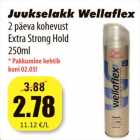 Allahindlus - Juukselakk Wellaflex
2 päeva kohevust
Extra Strong Hold
250ml