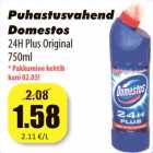 Allahindlus - Puhastusvahend
Domestos
24H Plus Original
750ml