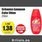 Allahindlus - Schauma šampoon
Color Shine
250m