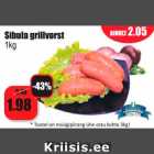 Allahindlus - Sibula grillvorst
1kg