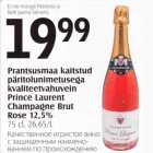 Prantsusmaa kaitstud päritolunimetusega kvaliteetvahuvein Prince Laurent Champagne Brut Rose