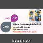 Allahindlus - Gillette Fusion Proglide flexball
raseerijad 2 teraga