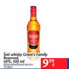 Allahindlus - Šoti whisky Grant´s Family Reserved