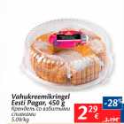 Allahindlus - Vahukreemikringel Eesti Pagar, 450 g