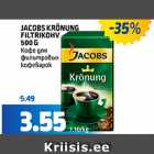 Allahindlus - JACOBS KRÖNUNG FILTRIKOHV 500 G