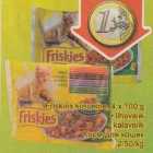 Allahindlus - Friskies kiisueine, 4 x 100 g
• lihavalik
• kalavalik