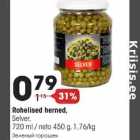 Rohelised herned, Selver, 720 ml/neto 450 g