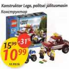 Allahindlus - Konstruktor Lego, politsei jälitsei jälitusmasin