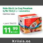 Hele õlu A. Le Coq Premium