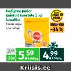 Allahindlus - Pedigree Junior
kuivtoit koertele