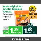 Allahindlus - Jacobs Original 3in1
lahustuv kohvijook